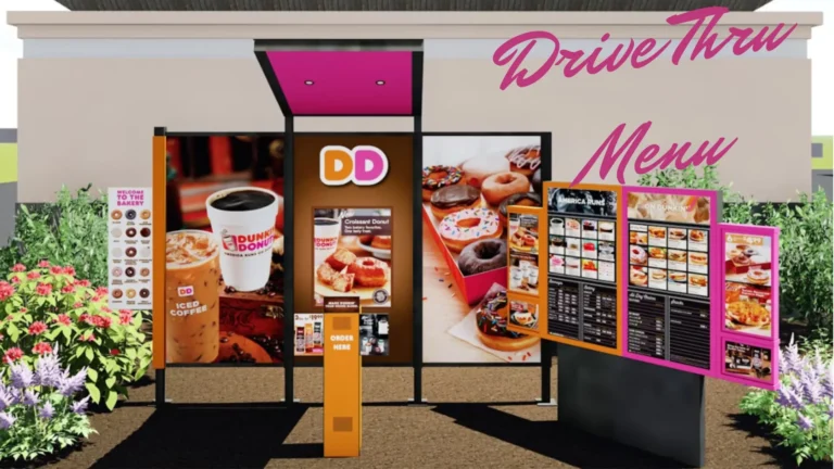 Dunkin Donuts Drive Thru Menu