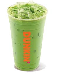 Blueberry Iced Matcha Latte