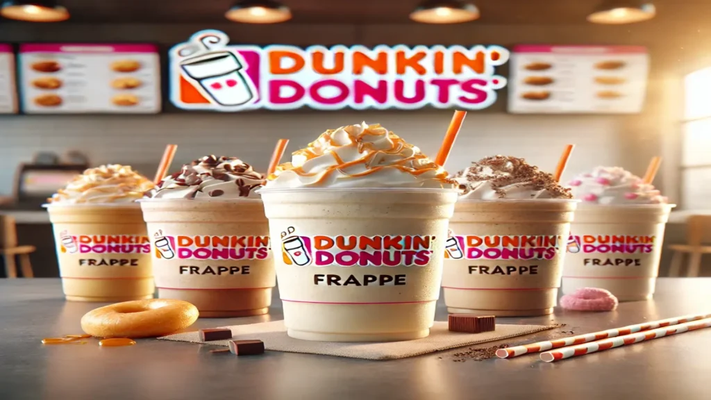 Dunkin Donuts Frappe Menu