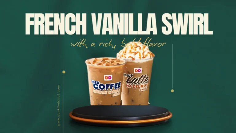 French Vanilla Swirl Dunkin Donuts