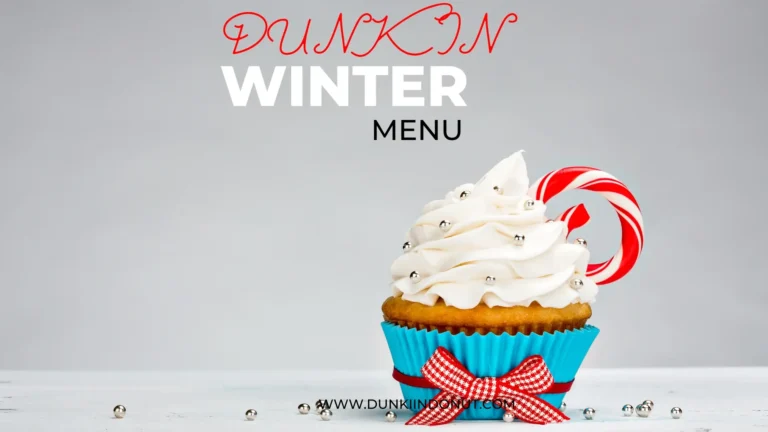 Dunkin Winter Menu