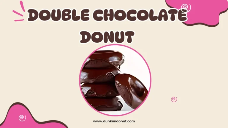 Dunkin Donuts Double Chocolate Donut