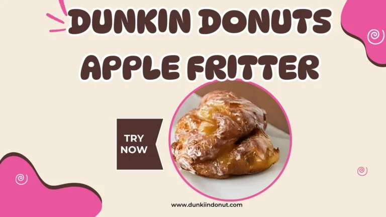 Dunkin Donuts Apple Fritter