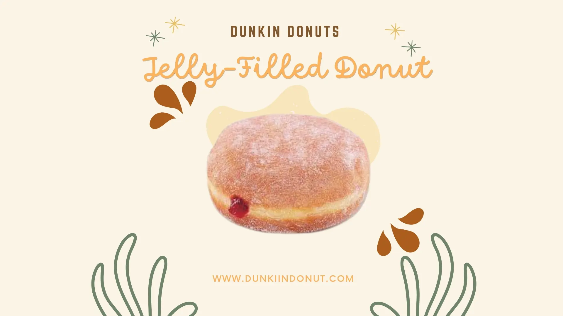 Dunkin Donuts Jelly-Filled Donut