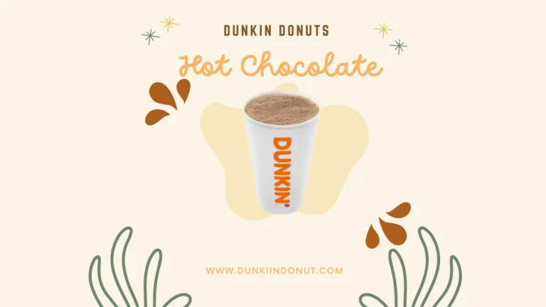 Dunkin Donuts Hot Chocolate