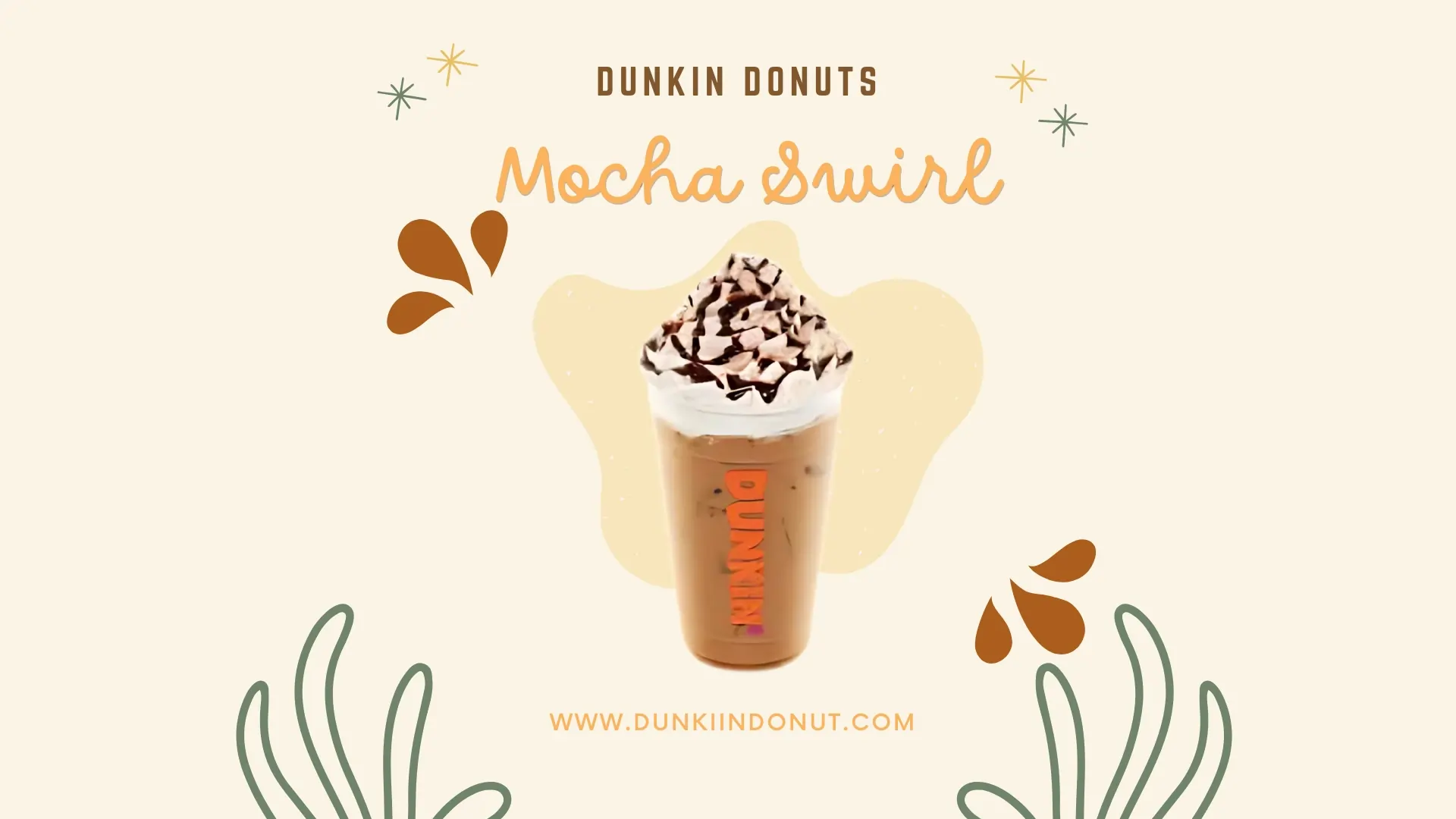 Dunkin Donuts Mocha Swirl