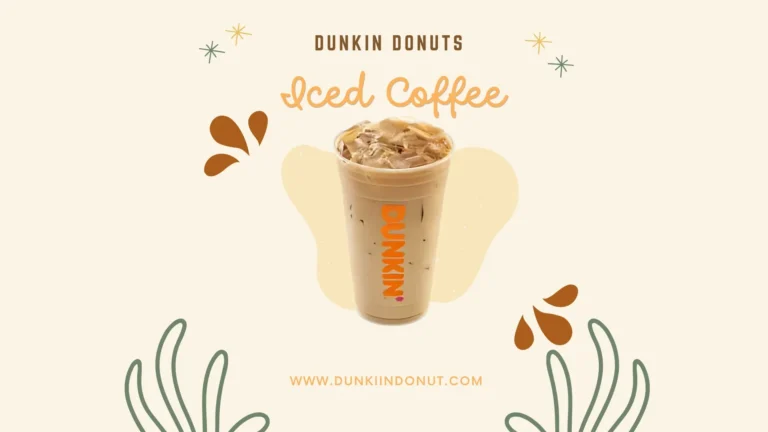 Dunkin Donuts Iced Coffee