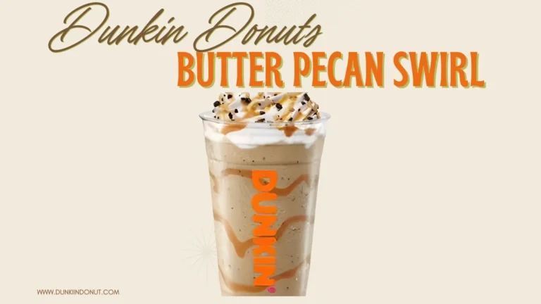 Dunkin Donuts Butter Pecan Swirl