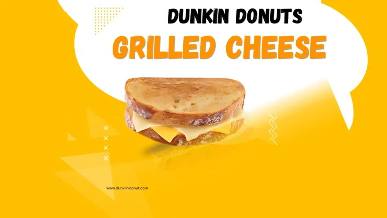 Dunkin Donuts Grilled Cheese