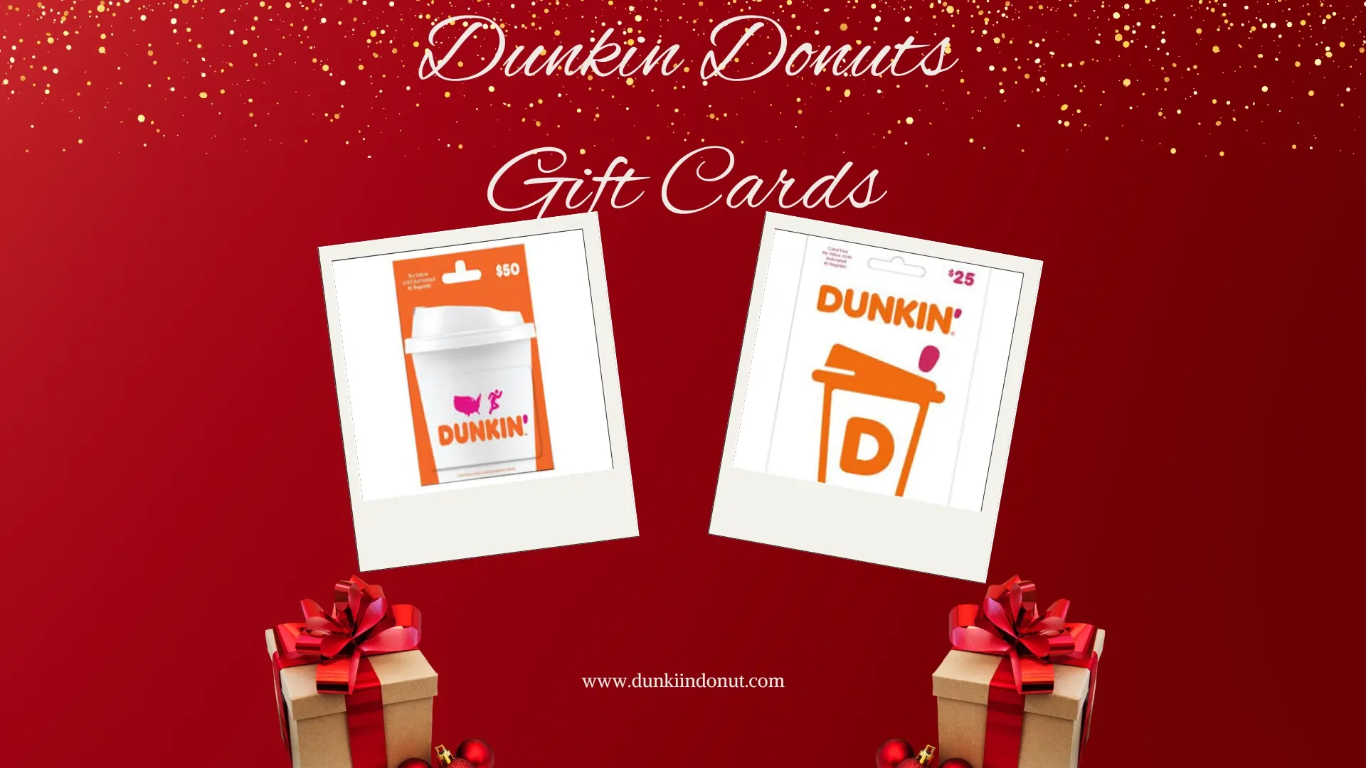 Dunkin Donuts Gift Card