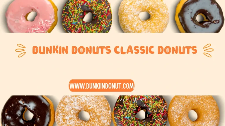 Dunkin Donuts Classic Donuts